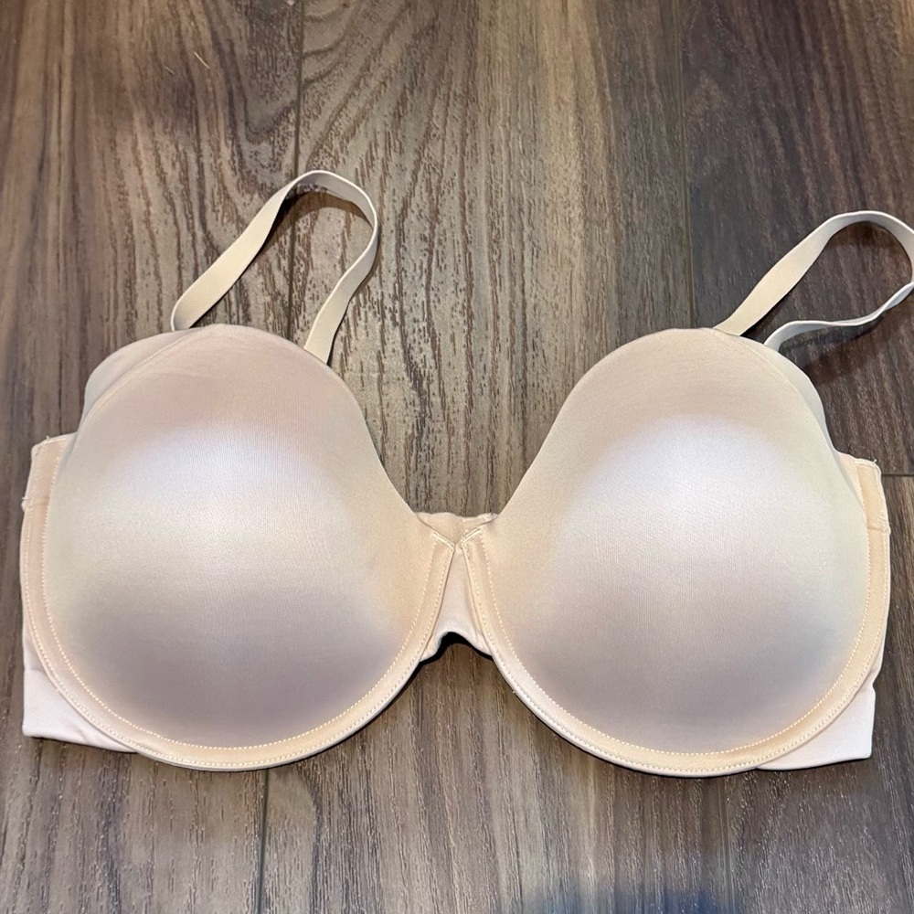 Maidenform Side smoothing Strapless Underwire Bra Nude 38DD